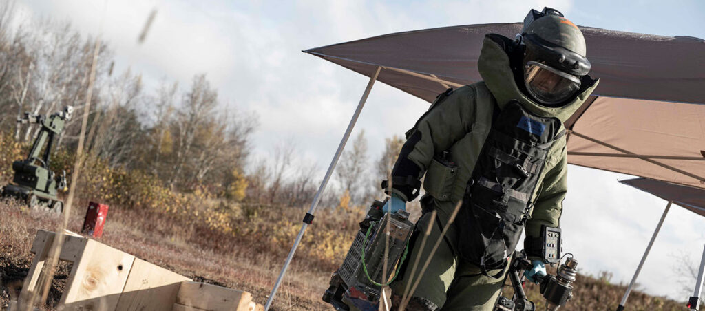 International troops tackle evolving explosive threats during exercise in Canada