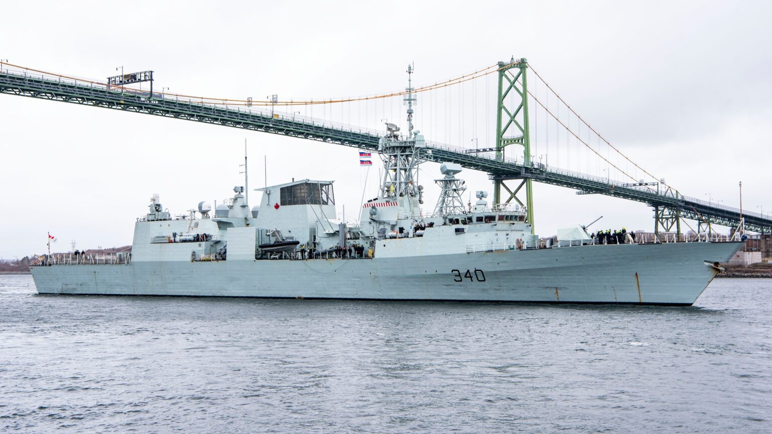 Canadian warship returns to Halifax after High North patrols