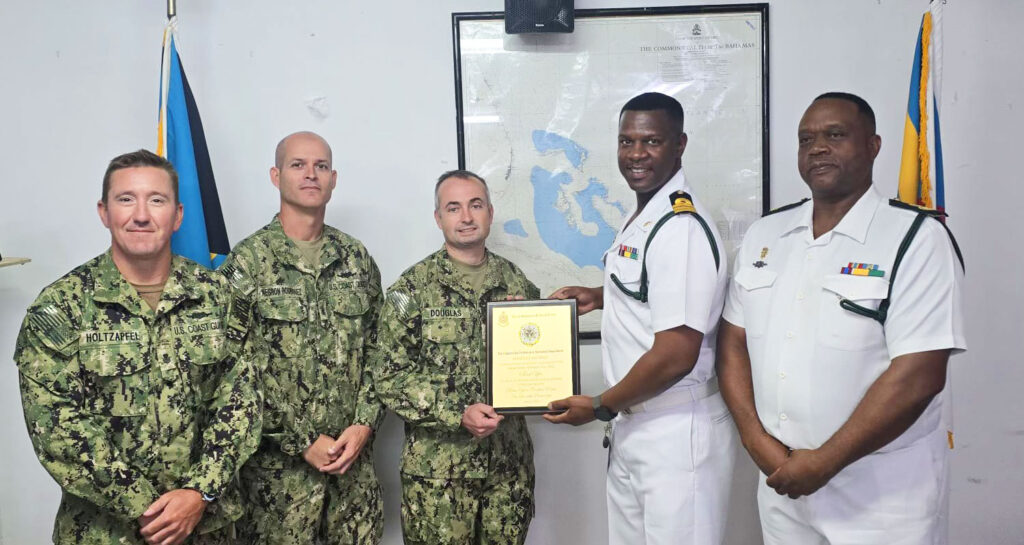 U.S. Technical Assistance Field Team pays courtesy call on RBDF Engineering Department