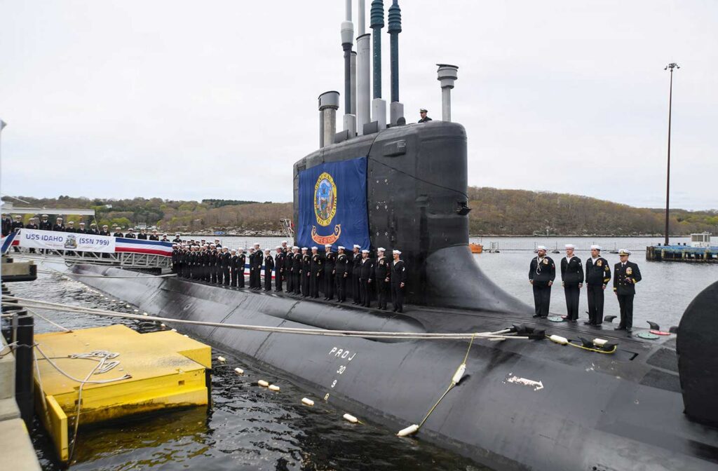 U.S. Navy commissions fast attack submarine USS Idaho