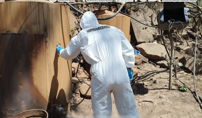 Mexican security forces destroy drug labs, disrupt seaborne smuggling
