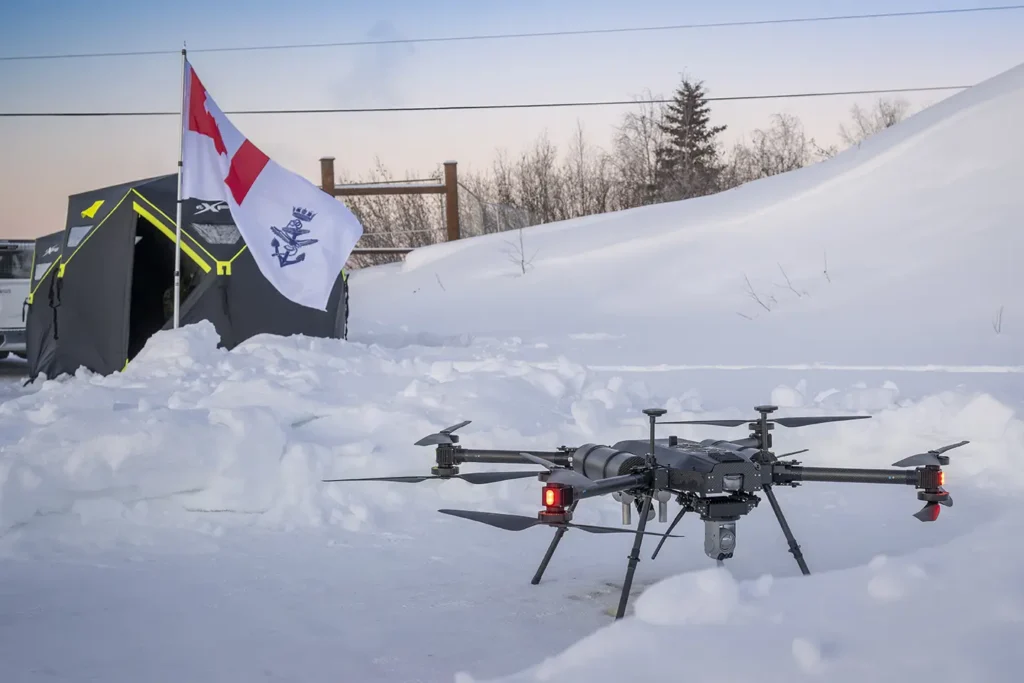Canadian Defence Minister McGuinty announces new drone production hub