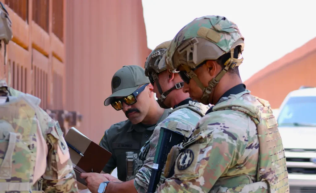 Joint patrols along southern border key part of security strategy