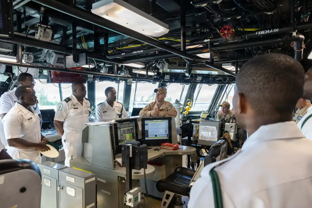 USS Cooperstown visits The Bahamas to bolster ties between partners