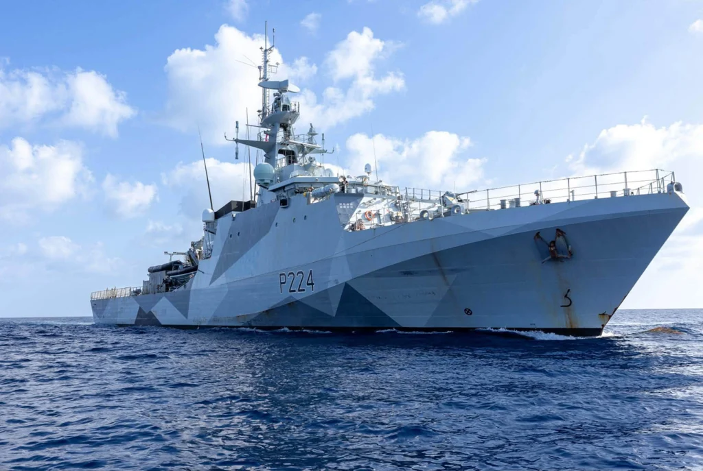 British warship visits TCI for hurricane response training